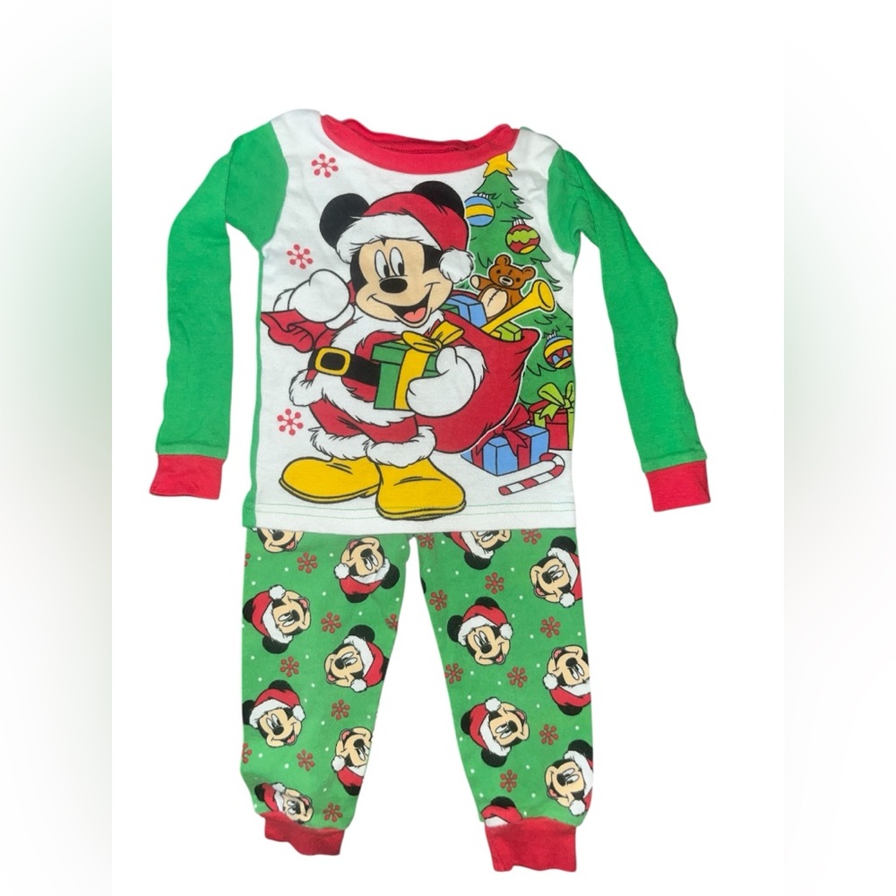 Disney Mickey Mouse Holiday Kids Pajama Set